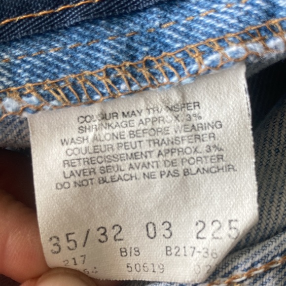 Vintage distressed Levis 619 orange tab - Picture 12 of 13